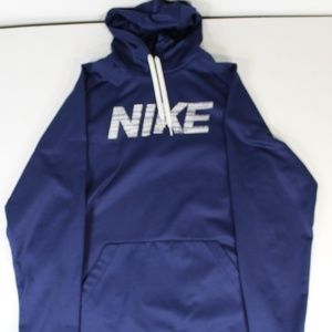Nike Hoodie Pullover Sweatshirt Navy Blue XL